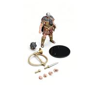 Cubertime 1/18 Scale Roman Gladiator Action Figure Spear Fighter - Authentic, Articulated, Premium Collectible for History Enthusiasts (Centurion)