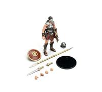 Cubertime 1/18 Scale Roman Gladiator Action Figure Spear Fighter - Authentic, Articulated, Premium Collectible for History Enthusiasts (Duelist)