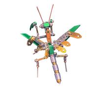 Cubertime 3D Metal Scythe Reaper Model Kit, Mechanical Predator DIY, Desk Art, Stress Relief, Creative Build | Adults & Teens, Steampunk Decor (163PCS)