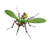 Cubertime 3D Steampunk Mosquito Model Kit, DIY Mechanical Puzzle Assembly Model, Desk Decor for Adults & Teens, Collectible Biomechanical Design (320+PCS)