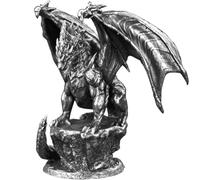 Cubertime Ancient Dragon Miniature, Large Metal Monster Caligo Figure for D&D Bosses, Epic Centerpiece for Warhammer & Tabletop RPG Wargaming (1PCS)