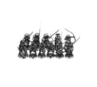 Cubertime Blade of The Samurai Miniatures, 11pcs Alloy Japanese Warriors, Metal Bushido Figures for Tabletop RPG, Historical Strategy Game Pieces Collection