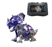 Cubertime Mechanical Triceratops Model Kit, 3D Metal Puzzle for Adults, Q Version Metal Assembly Dinosaur Model, Stem Engineering Gift for Hobbyists (175PCS/Purple)