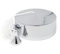 CubeTECH Bathroom Light Pull Cord and Fitting Kit - Chrome Light Switch with Ceiling Pendant Cord and Black Accessories