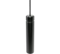 CubeTECH Premium Aluminium Bathroom Pull Cord - Luxury Metal Light Switch Cord Replacement | Solid Anodised Finish | 170cm Adjustable Cord | Universal Fit | Ceiling Switch Pull | Black