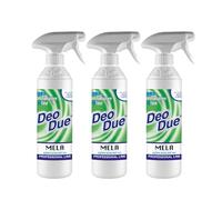 Cubex Professional |Kit of 3 Deo Two Apple Air Fresheners for Two-Phase 500 ml High Quality for Indoors, Outdoors and Cleaning, Ideal for Curtains, Fabrics and Environments Inhabited by Pets