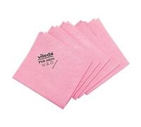 cubex professional PVA MICRO Multi Purpose Microfibre Cloths for 100% Safe and Effective Cleaning (RED, 10 CLOTHS)