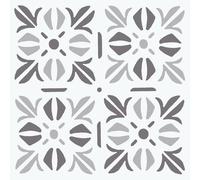 d-c-fix self Adhesive Floor Tiles Cubia Pattern Patterned 11 Pack 30,5 cm x 30,5 cm - Peel and Stick Vinyl Stickers for Bathroom & Kitchen