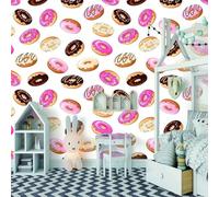 Cubic Simple Multicolour Donut Creativity 3D Wallpaper Luxury Home Dining Decor Paste Sofa Living Room The Wall for Bedroom Mural-300cm×210cm