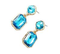 Cubic Zirconia Ear Studs Secure Locking Mechanism Portable Design Perfect for Long Hours and Active Lifestyles Travel Friendly Ear Jewelry, フリーサイズ