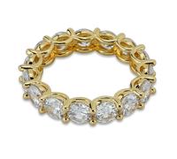 Cubic Zirconia Heart Ring Matching Couple Jewelry Hiphop Style Stackable Design Bold Gift for Anniversary or Daily Wear