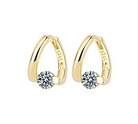 Cubic Zirconia Stud Earrings, Earrings For Women Dangling, Silver Earringss For Women Hoops Shiny Zircon Earring Jewelry Girls Women'S Earring Jewelry Earrin Sparkling Earringss Fashion