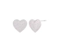 Cubic Zirconia Stud Earrings - Square Heart Round Dot Halo Sunflower Triangle Star Stud Earrings for Women - 5A CZ Pave Geometric Stud Earrings, Brass, Cubic Zirconia, Cubic Zirconia
