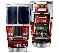 CUBICER Firefighter Coffee Tumbler Tumblers 20 Oz Firefighters Mugs Double Walled Stainless Mug Travel Cup Gifts For Adults Teens Men Him On Retirement Fathers Day Birthday Party