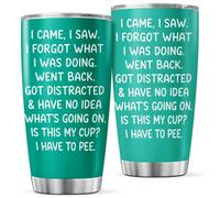 CUBICER Funny Quote I Came Saw Forgot What Was Doing 20 Oz Stainless Steel Tumbler For Workers Moms Busy People Humor Gift Tea Hot Bottle Travel Coffee Drink Mug