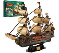 CubicFun 3D Puzzles Model Ship Boat Construction Kit for Adults and Kids