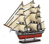 CubicFun 3D Puzzles USS Constitution Vessel Ship Model Building Kits Age 3+ for Adults and Kids, Crafts Gifts for Boys Girls Women Men- 193 Pieces