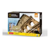 CubicFun 660976 National Geographic 3D Puzzle, Colosseum, 3D Model Craft Set with 131 Pieces, Model Kit for Children from 8 Years