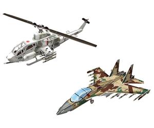 CubicFun P628H A1Huey and Cobra Fighter Jet 3D Puzzle