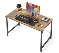 CubiCubi Computer Desk 100 x 48 x 75 cm Home Office Laptop Desk Study Writing Table, Modern Simple Style, Rustic Brown