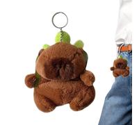 Cubierta De Carcasa De Carga Ďe Auriculares ámbricas - Felpa Suave Ligera Resistente Al Rayado | Cartoon Plush Capybara Case Ďe Auriculares Con Diseño Adorable Cubierta Protectora Mujeres Que Viaj
