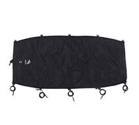 Cubierta De Kayak Impermeable Cubierta De Cockpit De Kayak Accesorio Para Canoa Y Kayak Proteccion Contra Agua Y Polvo Para Entusiastas Del Kayak Material Oxford 600D Color Negro (L)