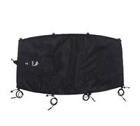 Cubierta De Kayak Impermeable Cubierta De Cockpit De Kayak Accesorio Para Canoa Y Kayak Proteccion Contra Agua Y Polvo Para Entusiastas Del Kayak Material Oxford 600D Color Negro (S)