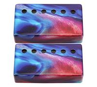 Cubierta para pastilla de guitarra, carcasa protectora de cobre de 6 orificios para mantenimiento y decoración de guitarra eléctrica, accesorios duraderos para el calor, juego de