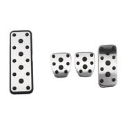 Cubierta Pedales de Base For Impreza 2006-2015 AT MT Car Pedals Pads Case Stainless Steel Auto Pedal Cover Car Pedal Covers(MT with Rest)
