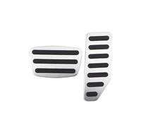 Cubierta Pedales de Base For Isuzu For D-MAX 2017-2024 AT/MT Pedal Cover Pedals Accelerator Brake Non-Slip Pads Stainless Steel Parts Car Pedal Covers(AT)