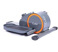 Cubii GO Under Desk Elliptical Machine - Exercise Bike with LCD Screen, Adjustable Resistance Cycle Foot Pedal Exerciser, Built-in Wheels and Handle, Home Cardio Activity