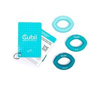 Cubii Squishii Hand Exerciser, Set of 3, Grip Strength Trainer, Hand Squeezer with 3 Different Resistance Levels, Soft Finger Exerciser, Work from Home Fitness