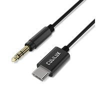 Cubilux 2 Feet Short USB C to 3.5mm Aux Cable with 96KHz/24bit DAC Compatible with S25/S24/S23/S22/S21 Z Fold/Z Flip 6/5/4/3, Google Pixel 9/8/7/6 Pro 8a/7a/6a, Type C 1/8" Car Audio Cord