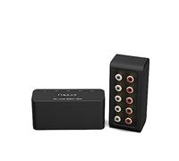 Cubilux AS-R1 4-Way Audio Splitter Box - 4-Channel Stereo RCA Splitter - Aluminum Alloy (1 in 4 Out)