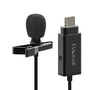Cubilux MLC-2 USB C Lavalier Microphone with 3.5mm Monitoring Headphone Jack, Type C Lapel MIC Compatible with iPad 10, iPad Pro Air 5/4, Google Pixel 10/9/8 Pro, 9a/8a/7a, 5 FT
