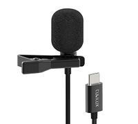 Cubilux USB C Microphone, Type C Lavalier MIC, External Lapel Clip MIC for iPhone 16/15 Pro Max, iPad Pro 13/12.9/11, iPad Air 13/5th/4th, Samsung S25/S24/S23/S22 Z Fold/Flip 6/5/4 Tab S10/S9/S8, 5 FT