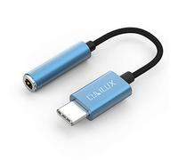Cubilux USB C to 3.5 mm Headphone Adapter, 96 kHz / 24 Bit, Blue | Type C Audio Dongle for Moto Razr 2024/2025, Moto 25/S50/Edge 40-70, Galaxy S23-S25 and Pixel 7a/8a/9a/8-10 Pro