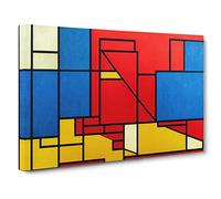 Cubism Art Abstract Vol.1 Canvas Print | Gallery Wrapped 30mm Frame Wall Art | 30x20 inches | Ready to Hang | Abstract Picture | Living Room Bedroom Lounge Office