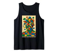 Cubism Art Puzzle Cube Speed Cubing Tank Top