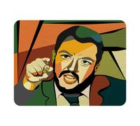 cubism art style, politician Designer Blanket Benjamin Tate Design Natural 120cm x 150cm