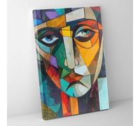 Cubist Portrait Wall Decor Cubism Canvas Cubism Wall Art on Canvas 61cm x 91cm
