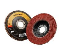 Cubitron II Flap Disc 967A - 60+ Grit Ceramic Precision Shaped Grain - Type 29 Angle Grinder Disc - Metal Grinding - 4.5' x 7/8' Arbor Hole
