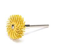 Cubitron Scotch-Brite(TM) Radial Bristle Disc, 35000 rpm, 1" Diameter, 80 Grit Ceramic, Yellow (Pack of 24)