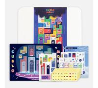 CUBLO Magic Cube MONIZ, Magnetic Building Blocks for Kids - Educational Math Learning Toy with Number Stickers & Cards, 3D Magnet Cubes for Toddlers Ages 3+