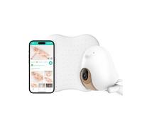 Cubo Ai Sleep Safety Bundle- Includes 1080p HD Night Vision CuboAi Plus Smart Baby Monitor with 3-Stand Set and Sleep Sensor Pad | Proactive Safety Alerts, 2-way Audio & Micro Motion Detection