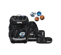 Cubo Set Super ReflectBear, male, Ergobag, Backpacks, Black, ONE SIZE, Bags ONE SIZE