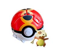 (Cubone + Repeat Ball) Pokemon Ball Throw N Pop Clip N Carry Poke Ball Pikachu Squirtle Charmander