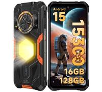CUBOT Kingkong Power 5 Rugged Smartphone Android 15, 15300mAh/33W, 16GB + 128GB/1TB MTK G100 Rugged Phone, 120Hz 6.88" Screen, 64MP, 1200LM/136dB Speaker/4G Dual SIM-Free Unlocked Phones NFC IP68
