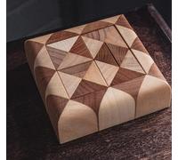 Cuboval Packing Puzzle - Made With Acacia, Maple & Plum in The Czech Republic by Vaclav Obsivac