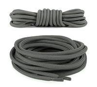 CUBSER - Premium Round Shoelaces [2 Pairs] - Tear-Resistant Polyester Shoe Laces for Hiking Shoes, Trekking Shoes, Work Shoes, Boots & Outdoor Shoes - Lengths 70-200 cm (Diameter 4.5 mm), olive green